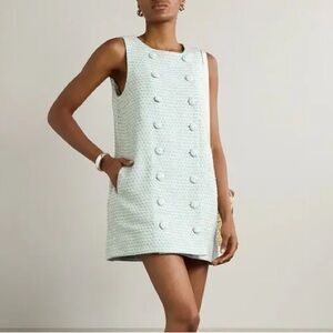 Lisa Marie Fernandez Light Green Sleeveless Mini Dress